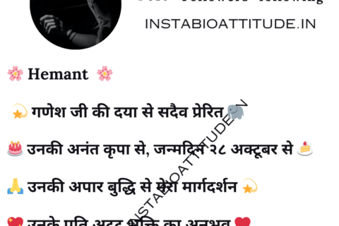 Best Ganesh Ji Bio for Instagram