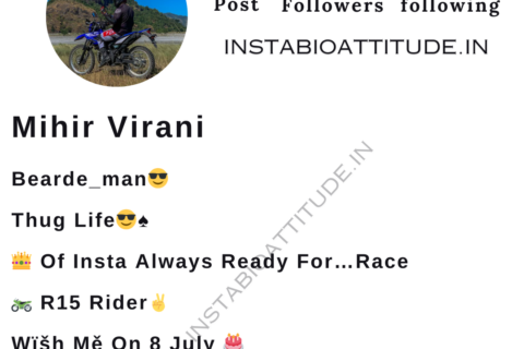 bike and car lover bio for Instagram